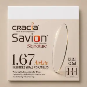 Cracia Savion Signature 1.67 AirLite High Index Single Vision Lens with Dual Coat