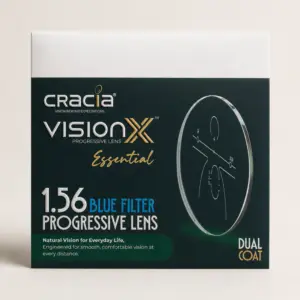 Cracia VisionX Essential 1.56 Blue Filter Progressive Lens