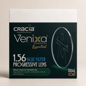 Cracia-Venixa® ( Essential ) 1.56 Blue Filter Progressive Lens