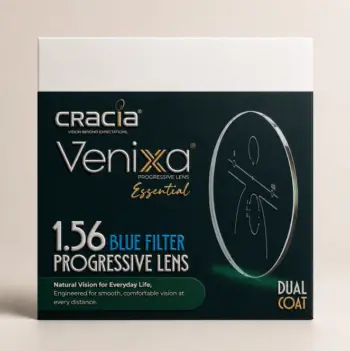 Cracia-Venixa® ( Essential ) 1.56 Blue Filter Progressive Lens