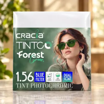 Cracia TINTCO Forest Green Photochromic Lens Clear Indoors Dark Outdoors