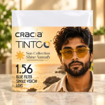 Cracia TINTCO 1.56 Blue Filter Single Vision Lens - Sun Collection