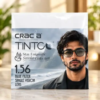 Cracia TINTCO 1.56 Blue Filter Single Vision Lens - Stay Enigmatic Smoke Collection
